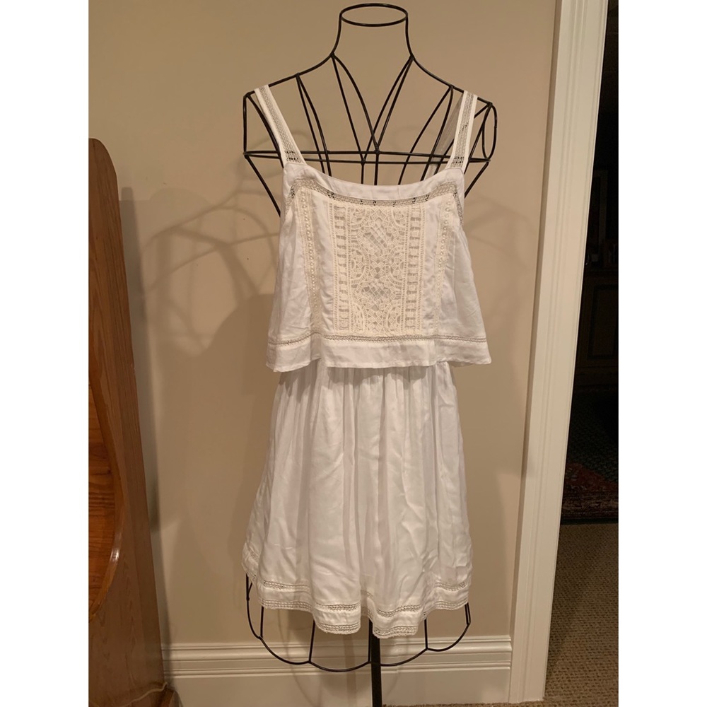 White Mini Dress - American Eagle Size Medium